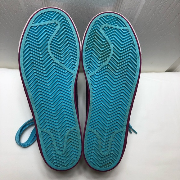 Nike Blazer Hightop Purple Gray & Blue Women’s Sneakers Size 6 - Picture 11 of 11